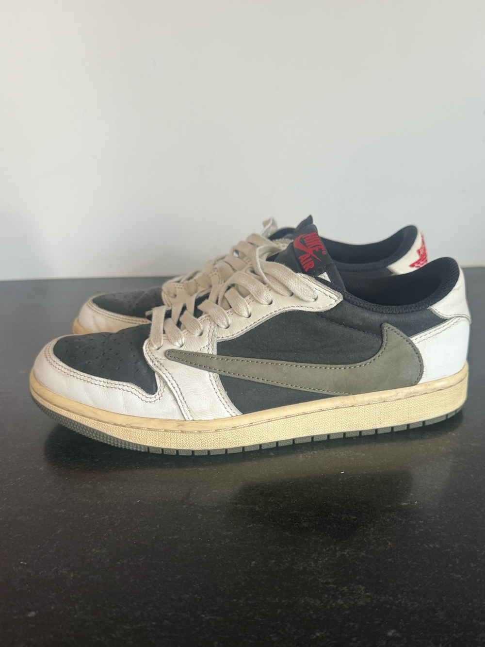 Size 8.5 - Nike Jordan 1 Retro OG x Travis Scott Low Olive Womens